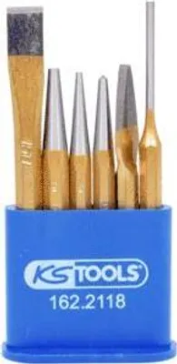 Produktbild von KS TOOLS 162.2118 Meißel + Durchtreiber-Satz