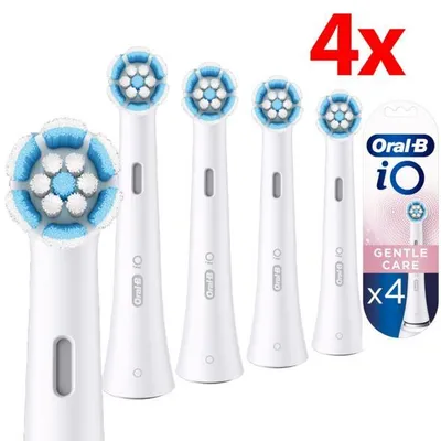 Obrázok produktu pre ORAL-B iO Gentle Care hlavice na zubnú kefku (4 ks) biele