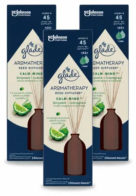 Productafbeelding van 3 x Glade Aromatherapie Kalmerende Geurstrips - 80 ml - Voordeelverpakking - 3 stuks