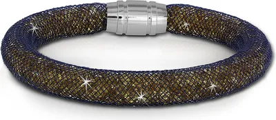 Produktbild von SilberDream Damen-Armband 18cm gold Mini Kristalle Edelstahl Nylon SDA050N9