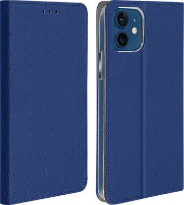 Produktbild von Apple iPhone 12 Mini Flip Cover mit Standfunktion – Blau