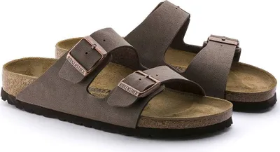 Produktbild von Birkenstock Classic Arizona Birko-Flor 151181, Pantoletten, Braun (Mocca 650), 3