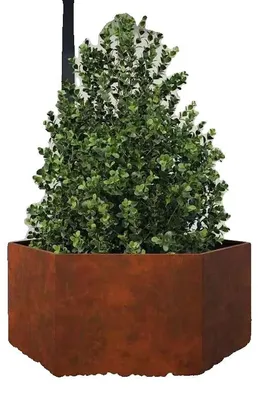 Obrázok produktu pre Kvetináč, oceľ Corten, odolný voči poveternostným vplyvom, hnedý