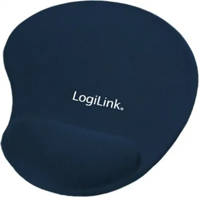 Produktbild von LogiLink Gel Handgelenkauflage mit Maus Pad blau