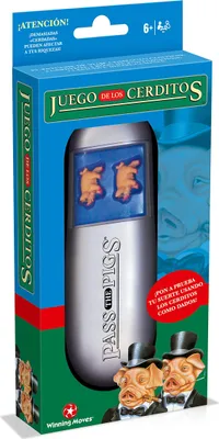 Produktbild von Winning Moves Spiel der Schweinchen im Würfelstil - Für alle ab 6 Jahren, für 2