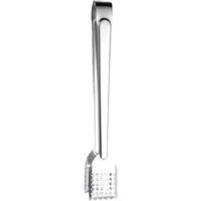 Obrázek produktu pro Servírovací kleště z nerezové oceli – grilovací kleště – tvar písmene U – 22,9 cm – stříbrné