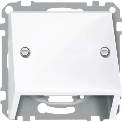 Produktbild von Merten 464925 Schrägauslass, aktivweiß glänzend, System M
