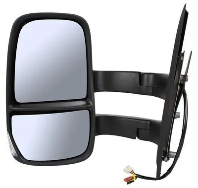 Für Iveco Daily VI 2014- Aussenspiegel elektrisch LINKS LANG ARM VERSION in der Farbe Schwarz von GOLDCAR
