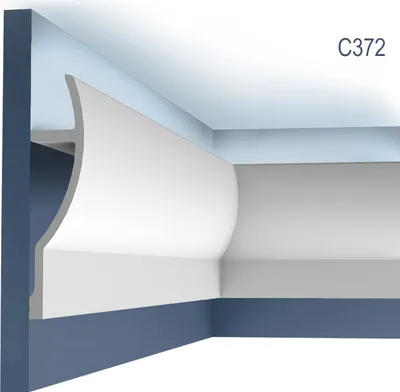 Produktbild von Zierleiste Orac Decor C372 Fluxus Ulf Moritz LUXXUS Eckleiste für indirekte Beleuchtung Profilleiste Stuckleiste 2 Meter