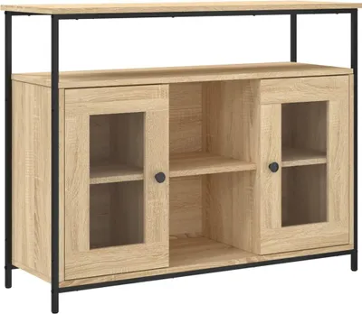 Obrázok produktu pre vidaXL Príborník Sonoma Dub 100x35x80 cm odvodený výrobok z dreva
