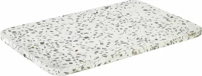 Immagine prodotto di blomus OMEO Dekoablage, Deko Ablage, Dekoration, Terrazzo, Weiß, B 30 cm, T 20 cm, 65686