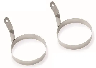Produktbild von Eierring 2 Stück Bratring Spiegeleierform Eierformer Bratring Spiegeleiform
