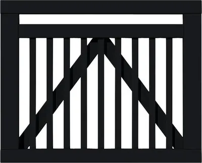 Immagine prodotto di Plus Tor Linea 100 x 80 cm RAL 9005 Nero