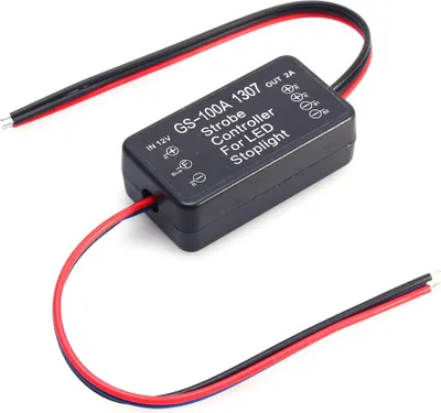Zdjęcie produktu dla Pojazd samochodowy GS-100A 1307 Kontroler modułu stroboskopowego światła hamowania LED AP