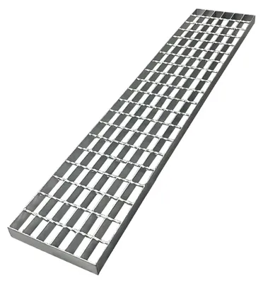 Obrázok produktu pre Podlahový rošt 1000 x 200 x 30 mm, pozinkovaná oceľ, B125, pre odvodňovací žľab