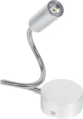 Obrázek produktu pro AC85-265V 3W studená bílá LED lampa na lůžko pro čtení a práci s flexibilním husím krkem (3W studená bílá)