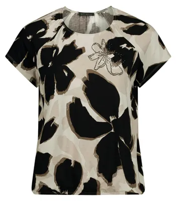 Produktbild von Betty Barclay Shirt Kurz 1/2 Arm Beige/Black 40