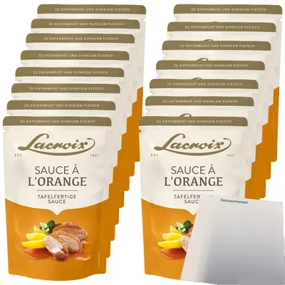 Produktbild von Lacroix Sauce à l'Orange VPE (15x150g Beutel) + usy Block