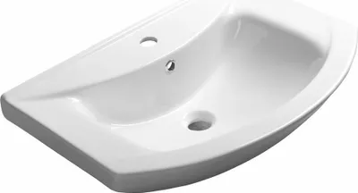 Zdjęcie produktu dla Umywalka ceramiczna ZERO 65x46cm, biała