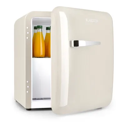 Obrázek produktu pro Klarstein Mini chladnička, 32 l, malá, tichá chladnička do kanceláře, retro