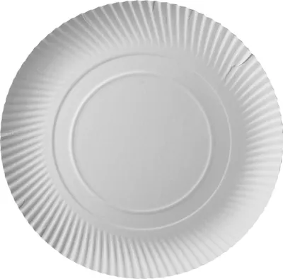 Produktbild von PAPSTAR Papp-Teller "pure" rund Durchmesser: 320 mm weiß 100 Stück