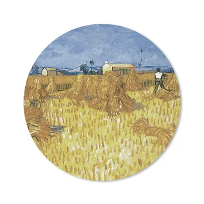 Produktbild von MuchoWow® Mauspad Mousepad Weinlese in der Provence - Vincent van Gogh 20x20 cm - Mousepads - Maus Mat - Pad - Mausunterlage - Schreibtischmatte