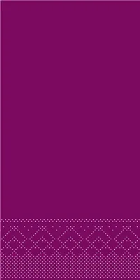 Produktbild von Tissue Serviette Aubergine, 33 x 33 cm, 1/8 Falz, 100 Stück - Mank