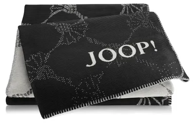 Produktbild von JOOP! Cornflower Plaid / Decke Schwarz 150 x 200cm