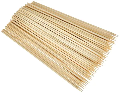 Bambus-Spieße, 100 Stück, 20 cm, natürlich