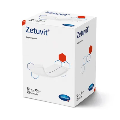 Zdjęcie produktu dla Podkład chłonny Zetuvit sterylny 10x10 cm 25 szt