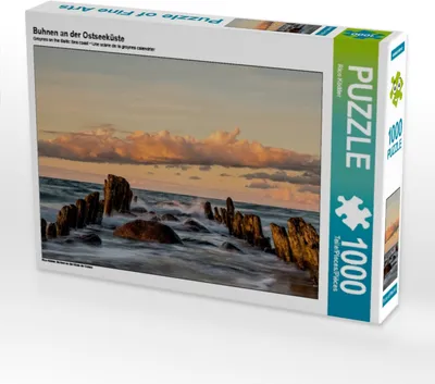Produktbild von Calvendo Buhnen an der Ostseeküste 1000 Teile Puzzle quer 640x480mm, Ködder Rico; 7296114
