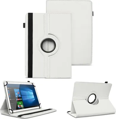 Produktbild von Tablet Hülle für Doogee Tab A9 /A9 Pro 10.1 360° Drehbar Case Cover Stand SchutzFarben:Weiss
