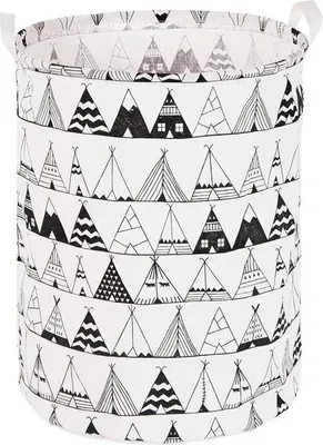 Produktbild von Faltbarer Spielzeugkorb, Wäschekorb, Wigwam-Organizer, 45 cm