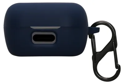 Produktbild von kwmobile Schutzhülle für Sennheiser ACCENTUM True Wireless Hülle - TPU Silikon Case für Kopfhörer Ladecase - stoßfestes Cover mit Karabiner -