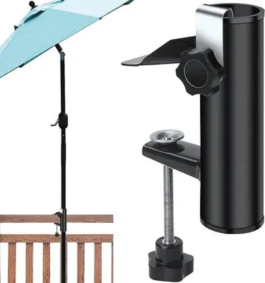 Produktbild von Famanu Parasolständer für Balkon und Terrasse - Platzsparende Parasolhalterung