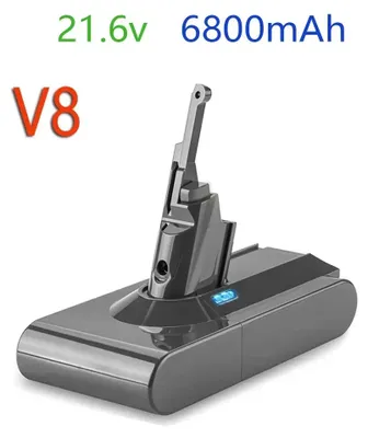 Produktbild von Ersatzakku - Dyson V8 - Lithium-Ionen - 6800 mAh - 21,6 V - Nur Akku - Wiederaufladbar