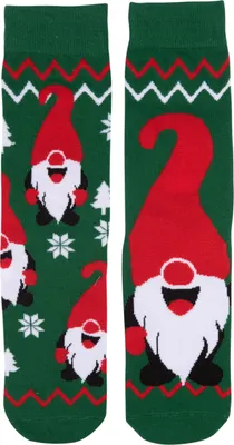 Produktbild von Wichtel Winter Socken für Herren - Weihnachtssocken Männer Sneaker Strümpfe Grün (2er Pack) 43-46