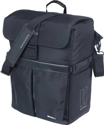 Productafbeelding van Basil Move individuele fietstassen met MIK-bevestiging, 15 liter - waterafstotende bagagetas.