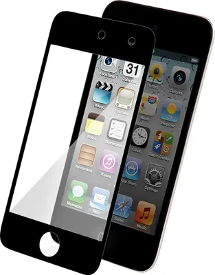 Image de Moshi, film de protection en verre pour Apple iPod Touch 4 EZ Glide, noir transparent