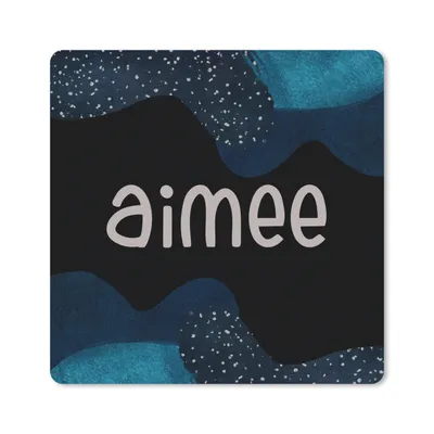 Produktbild von MuchoWow® Mauspad Mousepad Aimee - Pastell - Mädchen 20x20 cm - Mousepads - Maus Mat - Pad - Mausunterlage - Desk Mat - Bureauartikeln