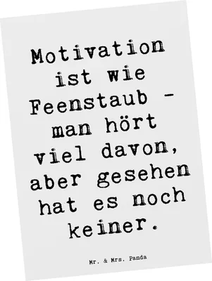 Produktbild von Mr. & Mrs. Panda Postkarte Spruch Magische Motivation - Weiß - Geschenk, Stimmung, Inspiration, Zitat, Postkarten, Grußkarte, Ansichtskarte, Fotokarte, Stimmungen