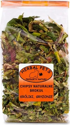 Obrázok produktu pre Herbal Pets - Chipsy naturalne Brokuł 50g Herbal Pets