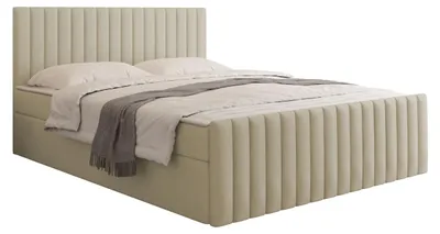 Produktbild von MIRJAN24 Boxspringbett mit zwei Bettkästen Tirulo, Schlafzimmer, Dopellbett mit Topper (Farbe: Polo 872, Größe: 160x200 cm)