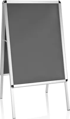 Obrázok produktu pre hjh OFFICE Plagátový stojan AGENDA II Hliníkový reklamný stojan