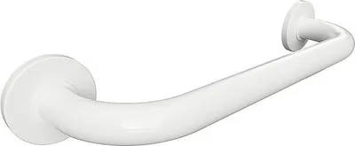 Produktbild von BELP Haltegriff Eisen Weiß mit Abdeckung 480x80x106 mm, 120 kg Traglast für Bad & WC >> zum Bohren
