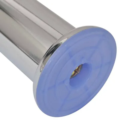 Immagine prodotto di Set 4 gambe rotonde per sofa cromate 120 mm