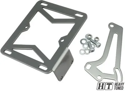 Produktbild von Kennzeichenhalter TNT für Piaggio, , metallgrau Peugeot, Jetforce C-Tech, Ludix, Speedfight 3 LC 50