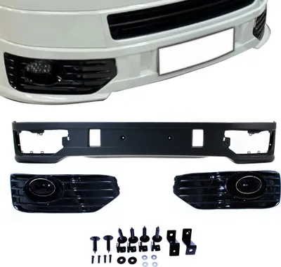 Produktbild von Frontspoiler Spoiler Lippe Stoßstange + Gitter für VW T5 Facelift ab 2009-2015