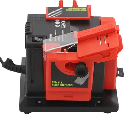 Image de Affûteur électrique de burins et de rabots, outil multifonctionnel, facile à utiliser, rouge