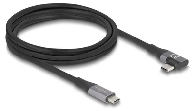 Produktbild von DeLOCK 81132, 2 m, USB C, USB C, 20 Gbit/s, Schwarz